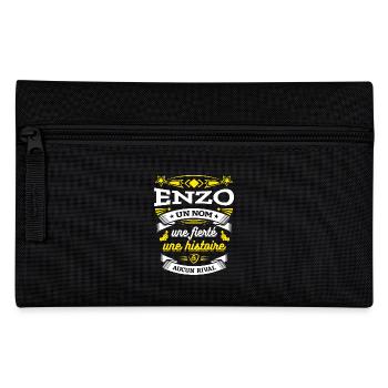ENZO UN NOM UNE FIERTÉ AUCUN RIVAL - Trousse - noir - Devant
