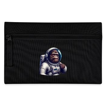 Gorilla Astronaut im Weltraum - Federtasche - Schwarz - Vorne
