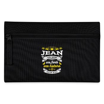 JEAN UN NOM UNE FIERTÉ AUCUN RIVAL - Trousse - noir - Devant