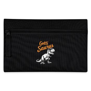 Gotti Saurus Das Beste Gotti Motiv Für Dich - Federtasche - Schwarz - Vorne