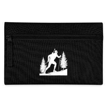 Biathlon Biathlete Winter Sports - Pencil Case - black - Front