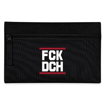 FCK DCH Fuck You Saying Quote - Pencil Case - black - Front