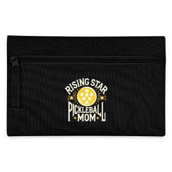 Rising Star Pickleball Mom - Pencil Case - black - Front