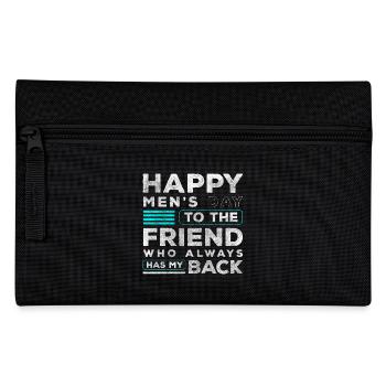 Homme Journée Alcool Mâle Chariot à bras - Trousse - noir - Devant