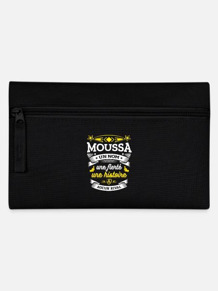 MOUSSA UN NOM UNE FIERTÉ AUCUN RIVAL - Trousse - noir