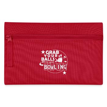Bowling Grab your Balls - Federtasche - Rot - Vorne