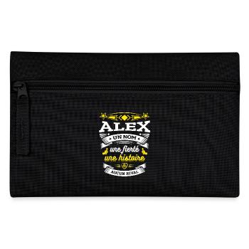 ALEX UN NOM UNE FIERTÉ AUCUN RIVAL - Trousse - noir - Devant