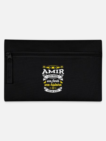 AMIR UN NOM UNE FIERTÉ AUCUN RIVAL - Trousse - noir