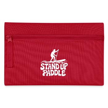 SUP Stand Up Paddle - Pencil Case - red - Front