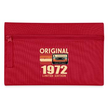 Geburtstag 1972 - Legendär Seit 1972 Geschenk 1972 - Federtasche - Rot - Vorne