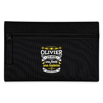 OLIVIER UN NOM UNE FIERTÉ AUCUN RIVAL - Trousse - noir - Devant