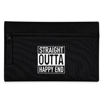 Straight OUTTA HAPPY END - Trousse - noir - Devant