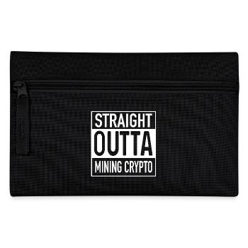 Straight OUTTA Mining Cypto - Trousse - noir - Devant