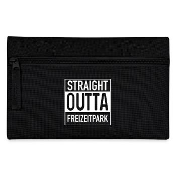 Straight OUTTA Amusement Park - Pencil Case - black - Front