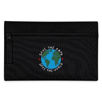 Sauvez les arts Sauvez le monde Militant écologiste de la Terre - Trousse - noir - Devant