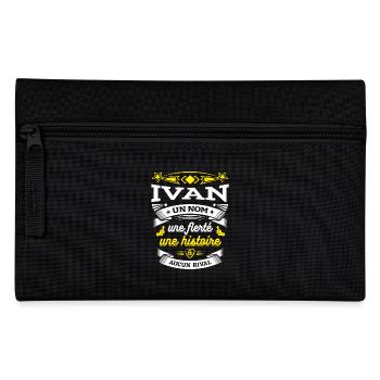 IVAN UN NOM UNE FIERTÉ AUCUN RIVAL - Trousse - noir - Devant