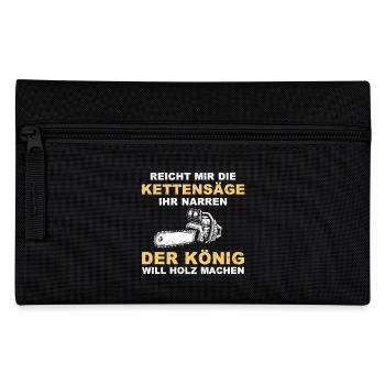 Donne-moi la tronçonneuse, tu fous le roi - Trousse - noir - Devant