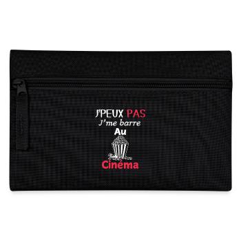 Ich kann nicht, ich gehe ins Kino - Federtasche - Schwarz - Vorne