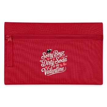 Sorry Boyz Dirty Soda is my Valentine - Pencil Case - red - Front