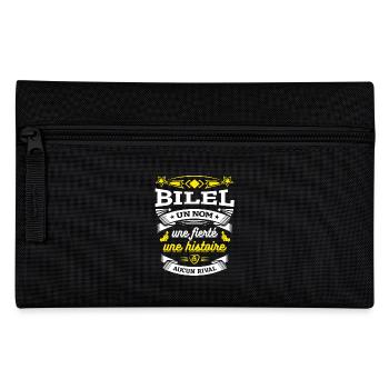 BILEL UN NOM UNE FIERTÉ AUCUN RIVAL - Trousse - noir - Devant