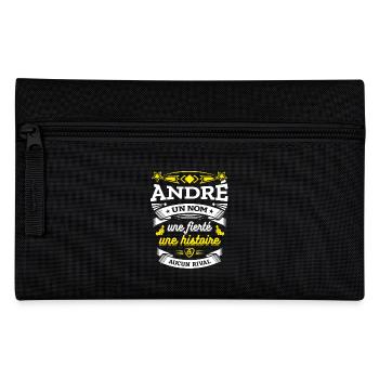 ANDRÉ UN NOM UNE FIERTÉ AUCUN RIVAL - Trousse - noir - Devant