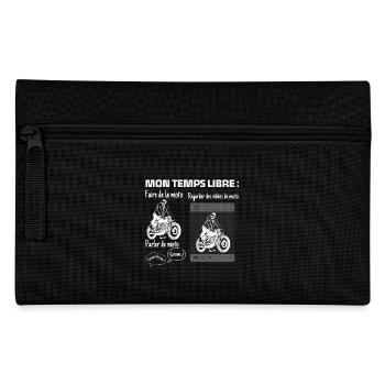 My free time: 100% motorcycle - Pencil Case - black - Front