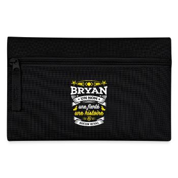 BRYAN UN NOM UNE FIERTÉ AUCUN RIVAL - Trousse - noir - Devant