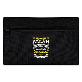 ALLAN UN NOM UNE FIERTÉ AUCUN RIVAL - Trousse - noir - Devant