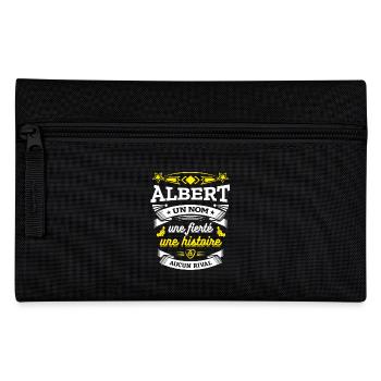 ALBERT UN NOM UNE FIERTÉ AUCUN RIVAL - Trousse - noir - Devant