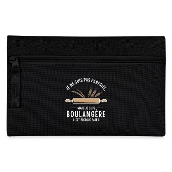 I'm not perfect, but I'm BAKER - Pencil Case - black - Front