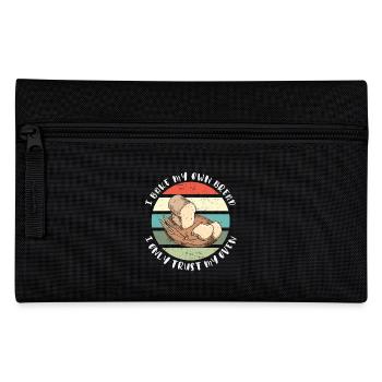 I Bake My Own Bread - I Only Trust My Oven - Pencil Case - black - Front