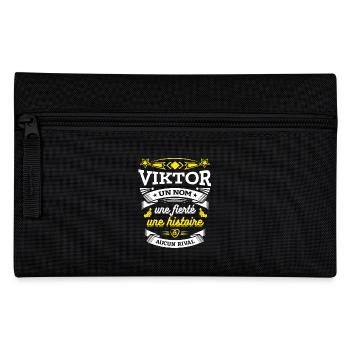 VIKTOR UN NOM UNE FIERTÉ AUCUN RIVAL - Trousse - noir - Devant