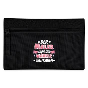 Maler - Federtasche - Schwarz - Vorne