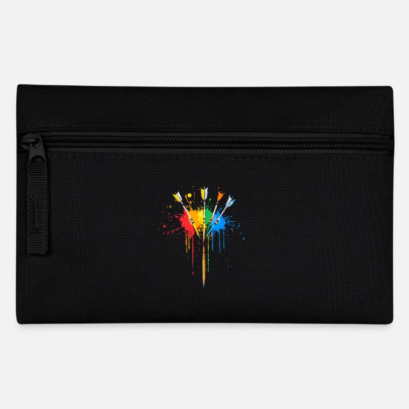 Fléchettes Cadeau de fléchettes colorées - Trousse - noir