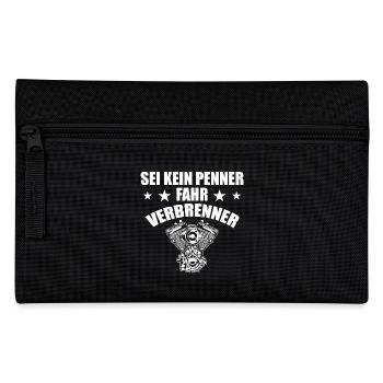 Combustion Engine Car Saying - Pencil Case - black - Front