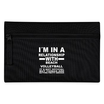 Relationship With Beach Volleyball - Pencil Case - black - Front