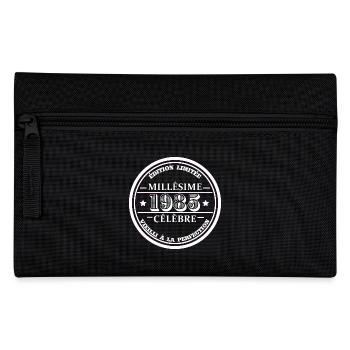 Millésime 1985 - Anniversaire Français - Trousse - noir - Devant