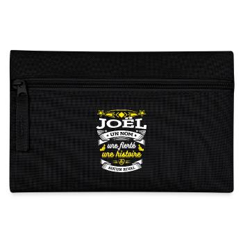 JOËL UN NOM UNE FIERTÉ AUCUN RIVAL - Trousse - noir - Devant
