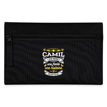 CAMIL UN NOM UNE FIERTÉ AUCUN RIVAL - Trousse - noir - Devant