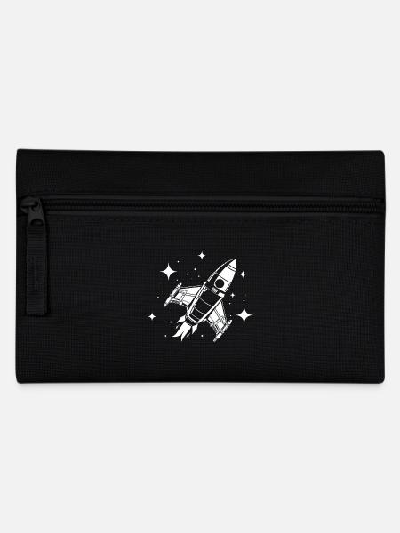 Fusée spatiale dans les étoiles - Trousse - noir