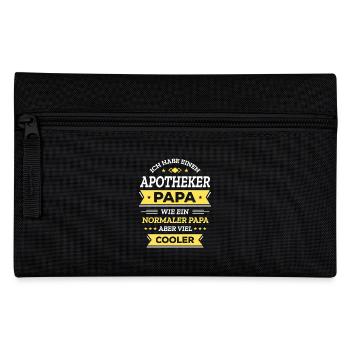 APOTHEKER PAPA – VIEL COOLER ALS NORMAL - Federtasche - Schwarz - Vorne