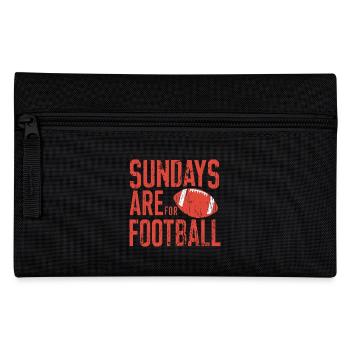 Sundays Are for Football American Football - Federtasche - Schwarz - Vorne