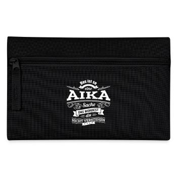 AIKA, DER KATALYSATOR FÜR DEINEN ERFOLG - Federtasche - Schwarz - Vorne