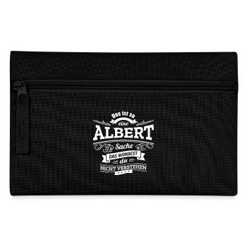 ALBERT, DER KATALYSATOR FÜR DEINEN ERFOLG - Federtasche - Schwarz - Vorne