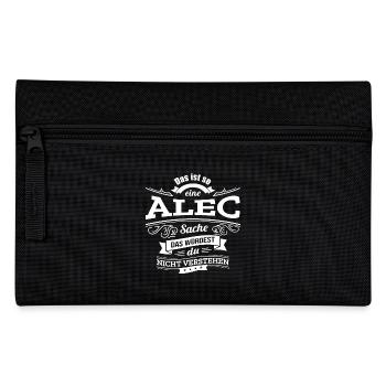 ALEC, DER KATALYSATOR FÜR DEINEN ERFOLG - Federtasche - Schwarz - Vorne