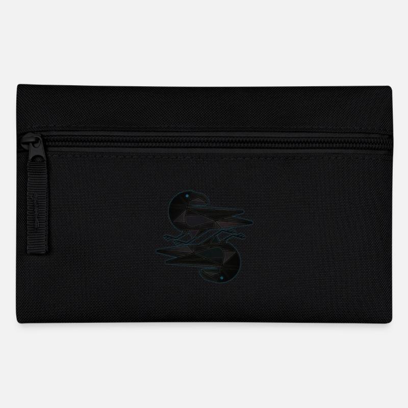 Hugin Munin - Federtasche - Schwarz