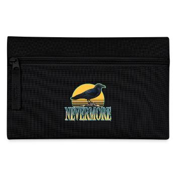 Nevermore – Ravens & Gothic Aesthetics - Pencil Case - black - Front