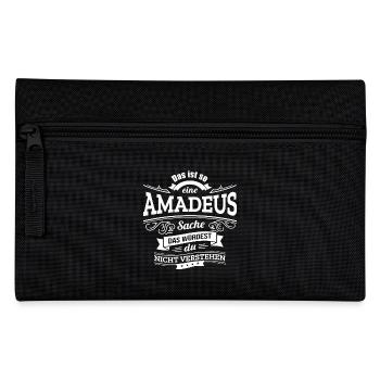AMADEUS, DER KATALYSATOR FÜR DEINEN ERFOLG - Federtasche - Schwarz - Vorne