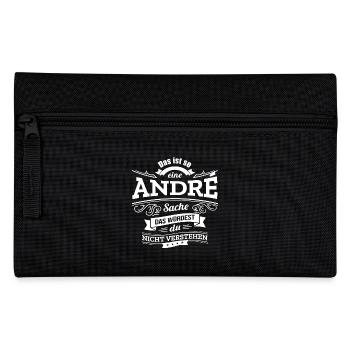 ANDRÉ, DER KATALYSATOR FÜR DEINEN ERFOLG - Federtasche - Schwarz - Vorne