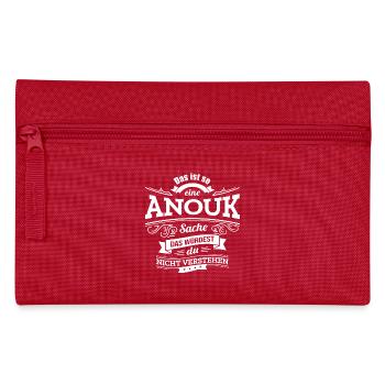 ANOUK, DER KATALYSATOR FÜR DEINEN ERFOLG - Federtasche - Rot - Vorne
